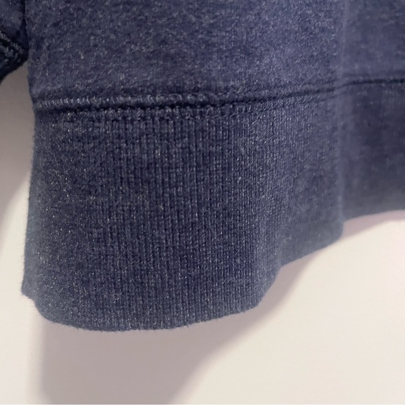 Wildfox Social Graphic Embroidered Sweatshirt XL Navy Oversized Cozy Pullover - Picture 12 of 12